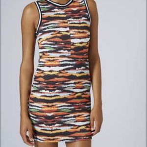 NWT Topshop Fluffy Bodycon Dress Size 12 Large